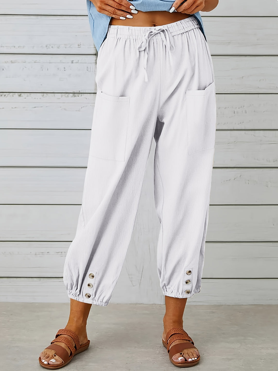 Lorraine | Relaxed Cropped Wide-Leg Pants