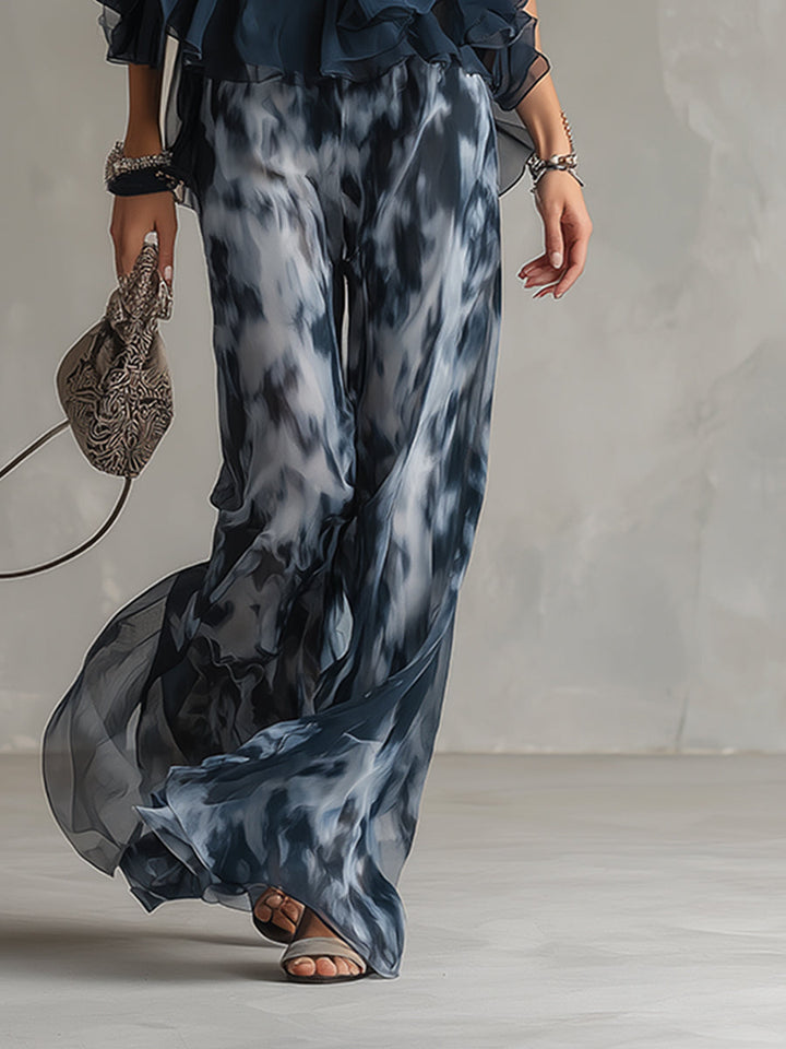 Cosette | Flowing High-Neck Two-Piece Set