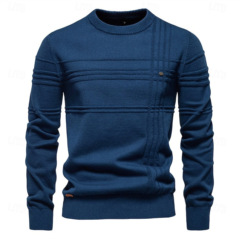 Bryce | Textured Crewneck Sweater