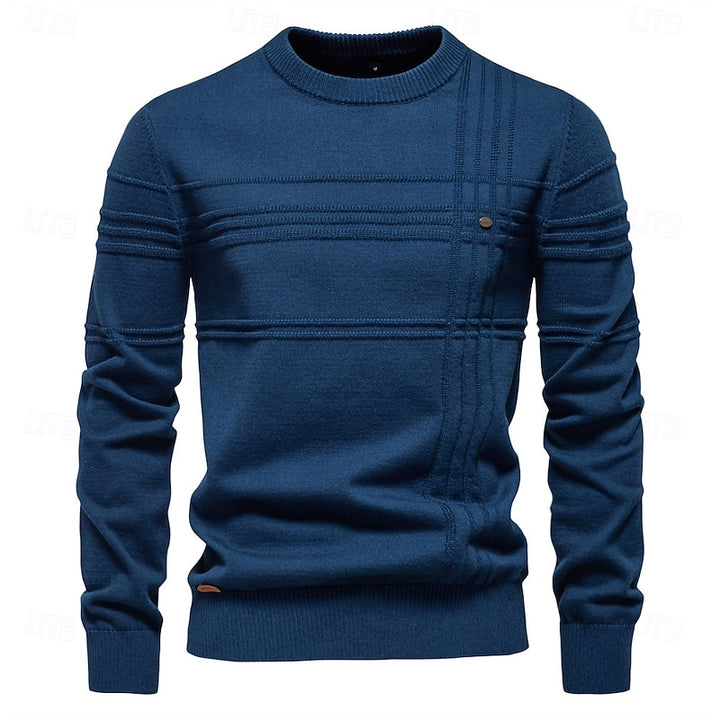Bryce | Textured Crewneck Sweater
