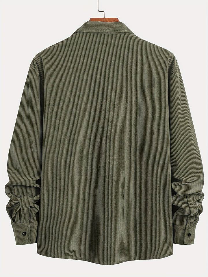 Desmond | Ribbed Textured Overshirt