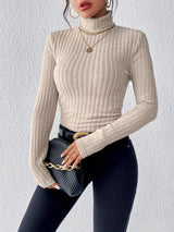 Eveline | Refined Ribbed Turtleneck