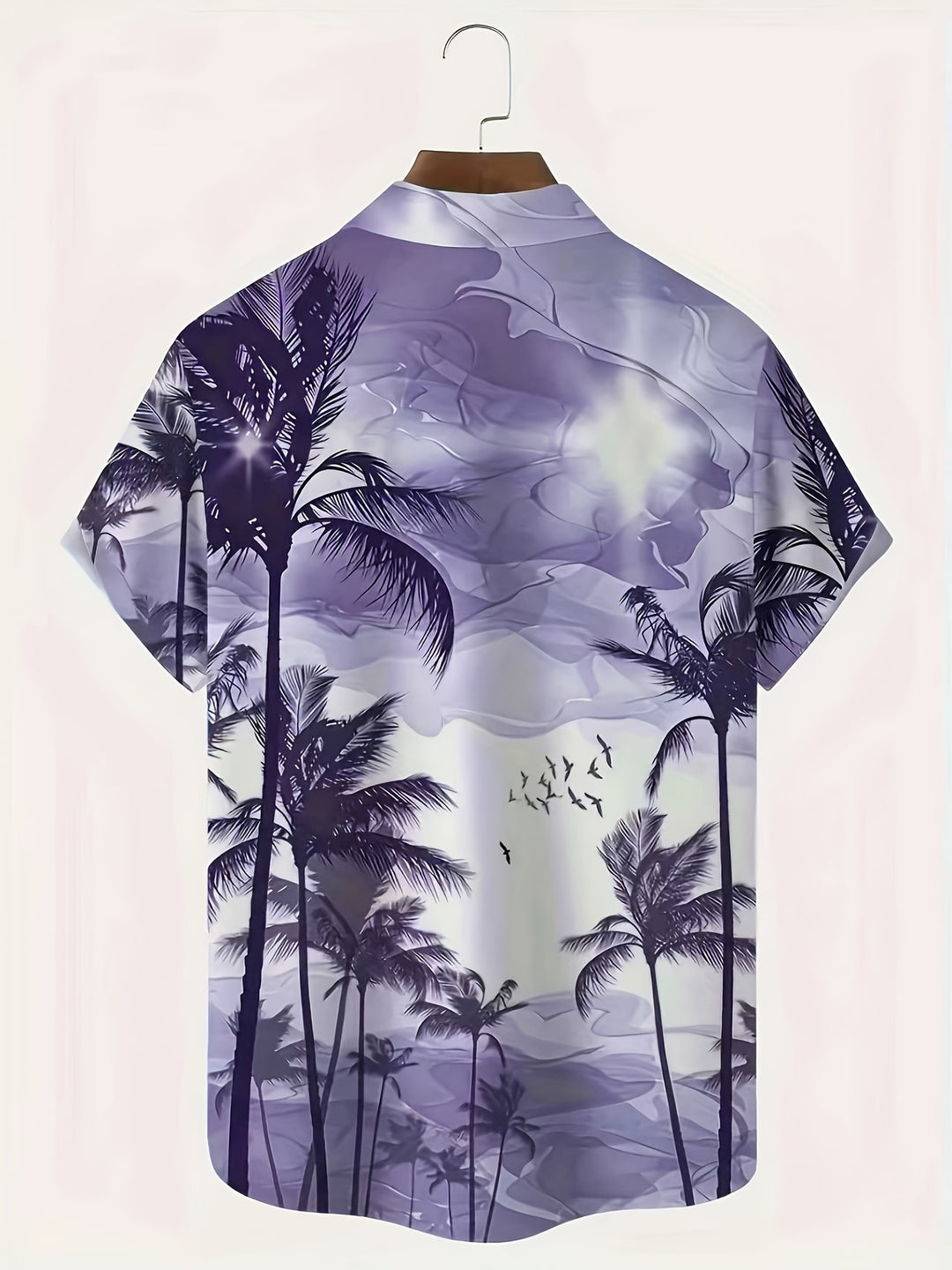 Huxley | Men's Beach Print Short Sleeve Shirt