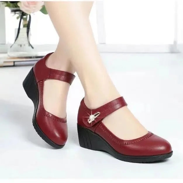 Eloise | Comfort Mid-Wedge Shoes