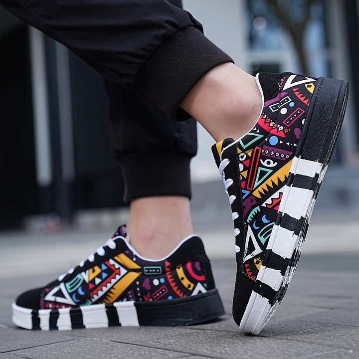 Warren | Christmas Patterned Low-Top Sneakers