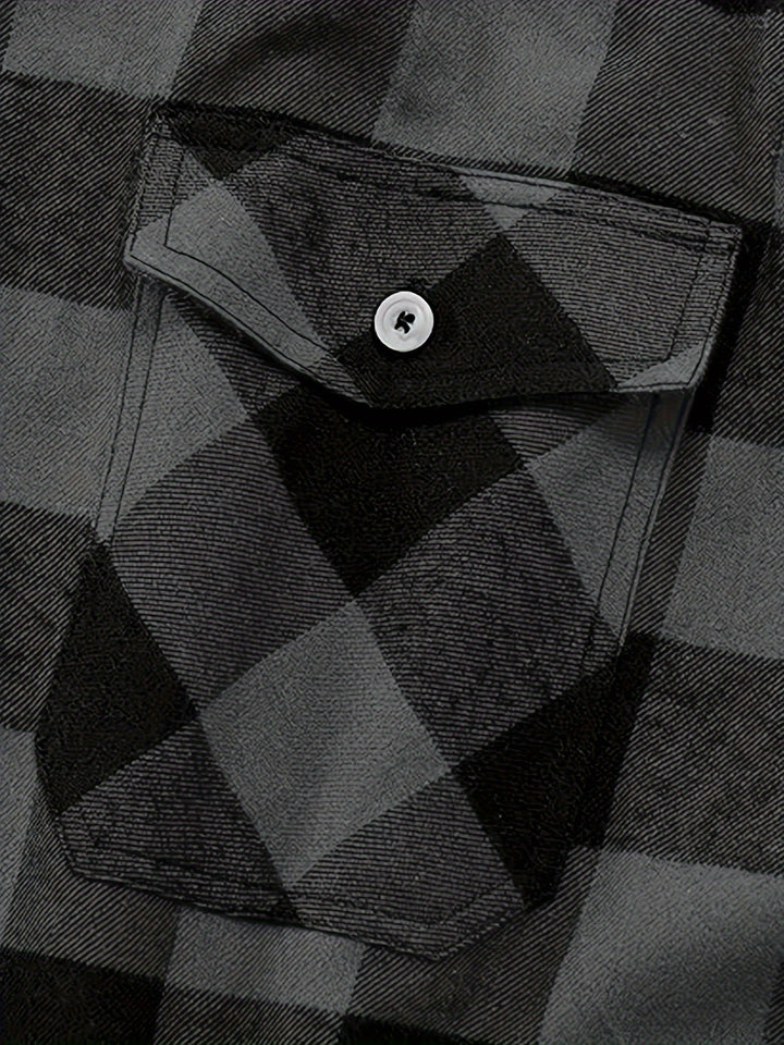 Emory | Rugged Check Button-Up Shirt