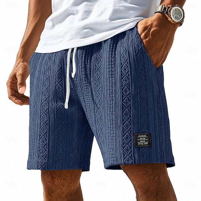 Wallace | Men's Jacquard Texture Knit Shorts