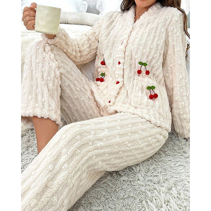 Helena | Cozy Cherry Two-Piece Set