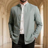 Edmund | Stand-Collar Button Jacket