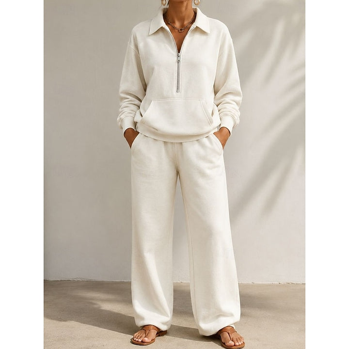 Marlow | Relaxed Half-Zip Two-Piece Set