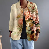 Gabrielle | Floral Open-Front Jacket