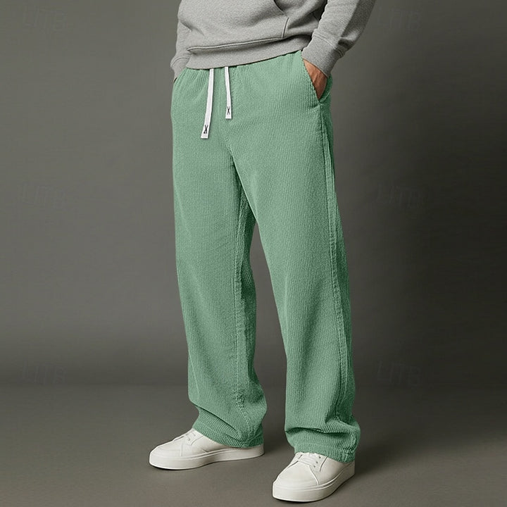 Spencer | Relaxed Wide-Leg Drawstring Pants