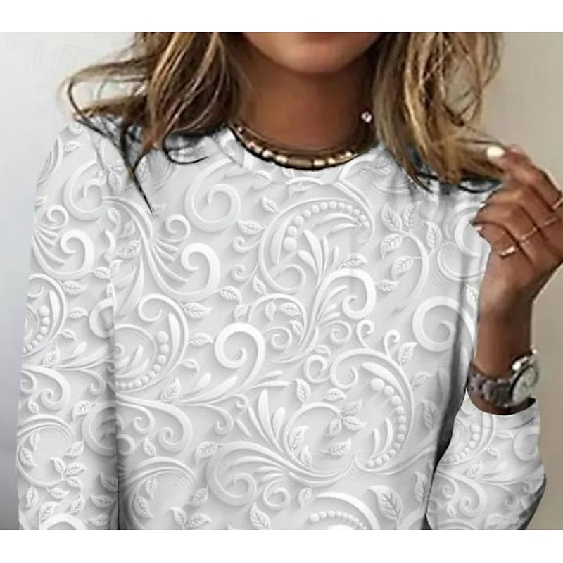 Diane | Elegant Floral Tunic