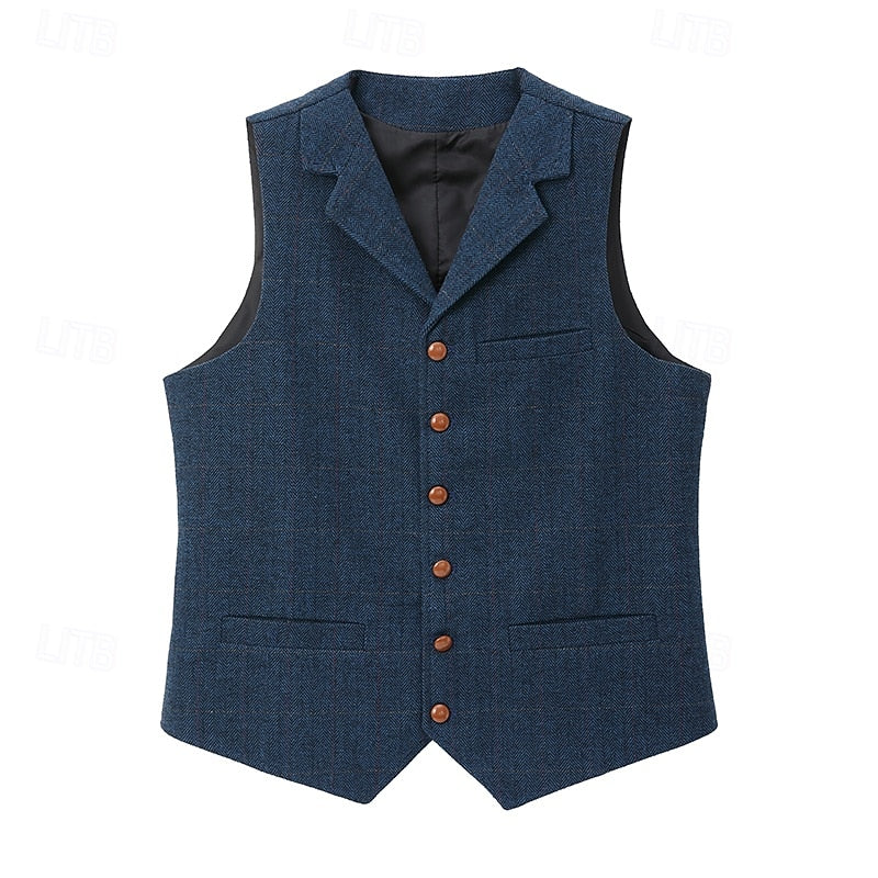 Gregory | Tailored Single-Breasted Waistcoat
