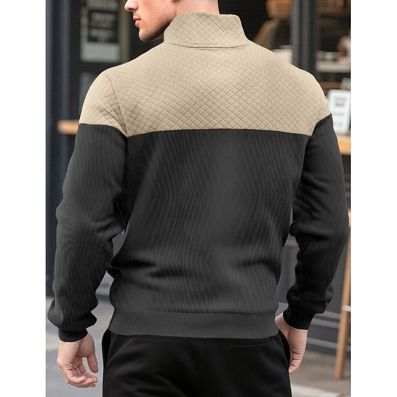 Chester | Quarter-Zip Colour Block Pullover