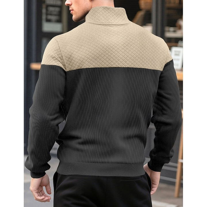 Chester | Quarter-Zip Colour Block Pullover
