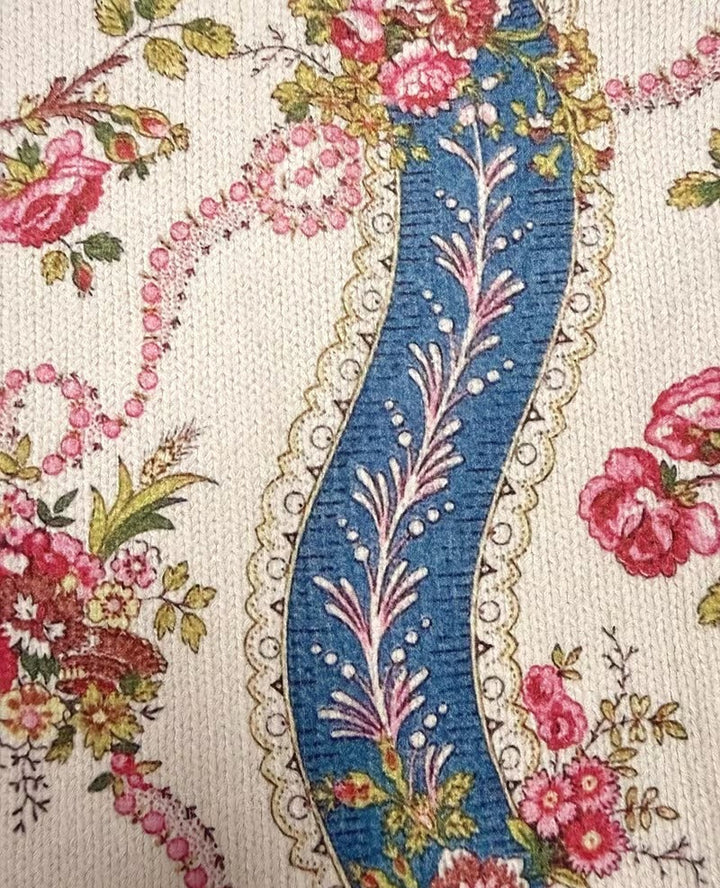 Henrietta | Vintage Floral Zip Cardigan