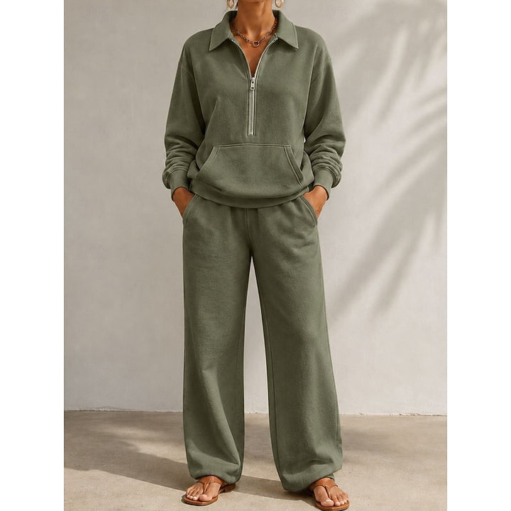 Marlow | Relaxed Half-Zip Two-Piece Set