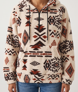 Darcy | Patterned Plush Hoodie