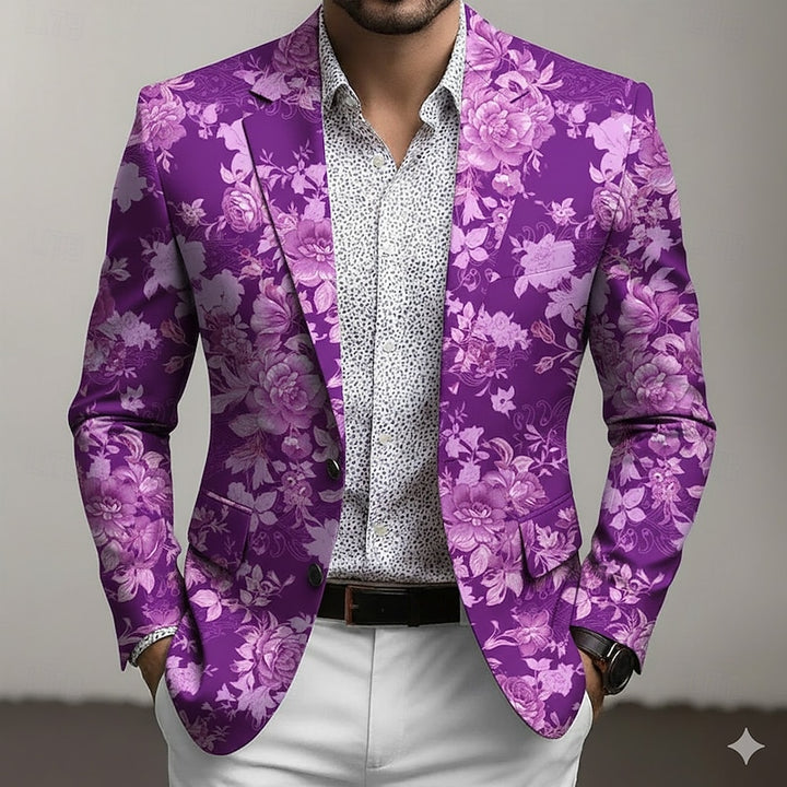 Julian | Floral Print Blazer