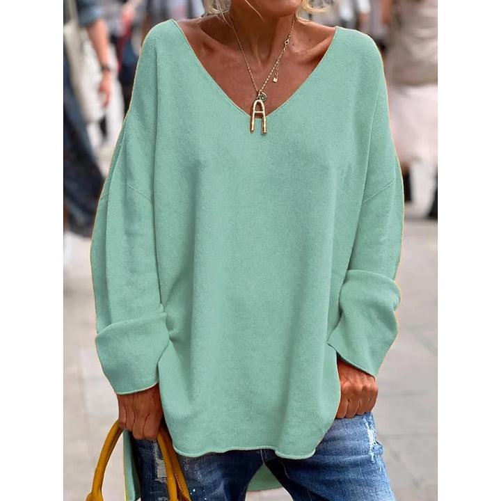 Joanne | Relaxed V-Neck Pullover