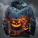 Everett | Halloween Pumpkin Graphic Hoodie
