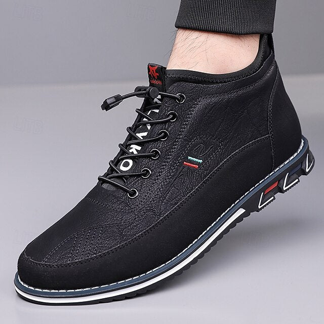 Ralph | Men's High-Top Lace-Up Leather Shoes