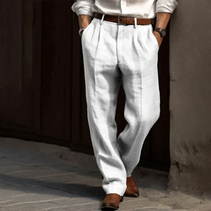 Gregor | Tailored Pleated Trousers