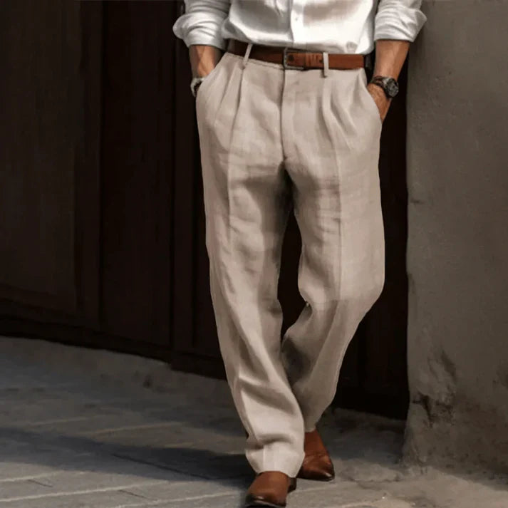 Gregor | Tailored Pleated Trousers
