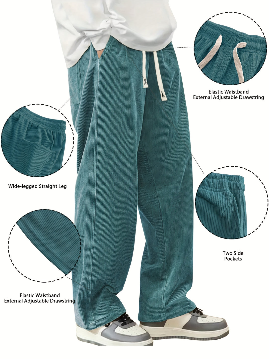 Wesley | Relaxed Straight-Leg Pants