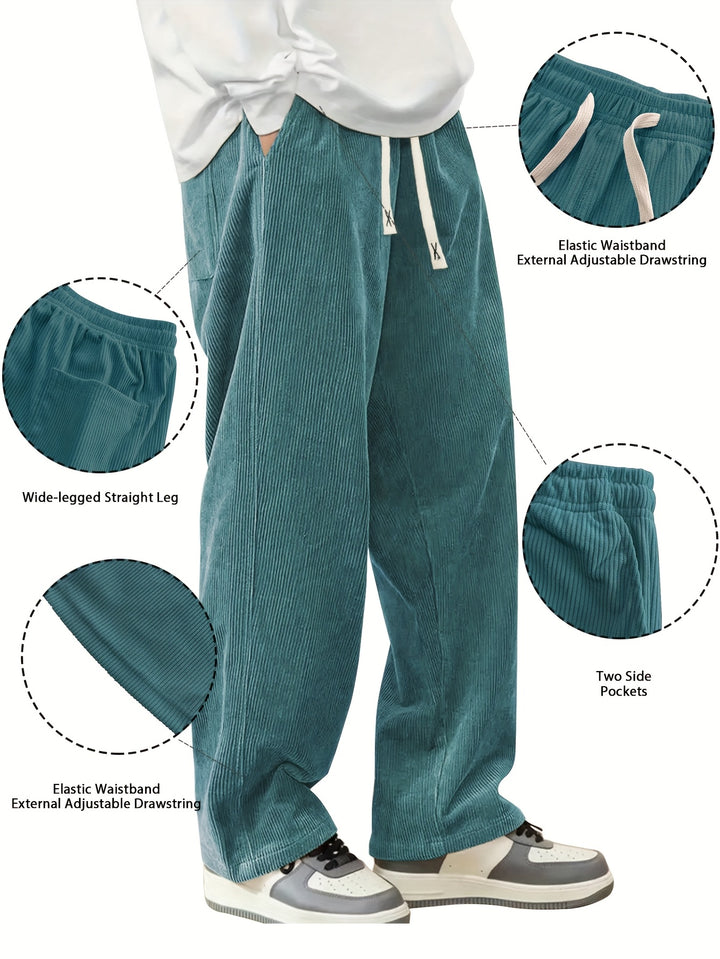 Wesley | Relaxed Straight-Leg Pants