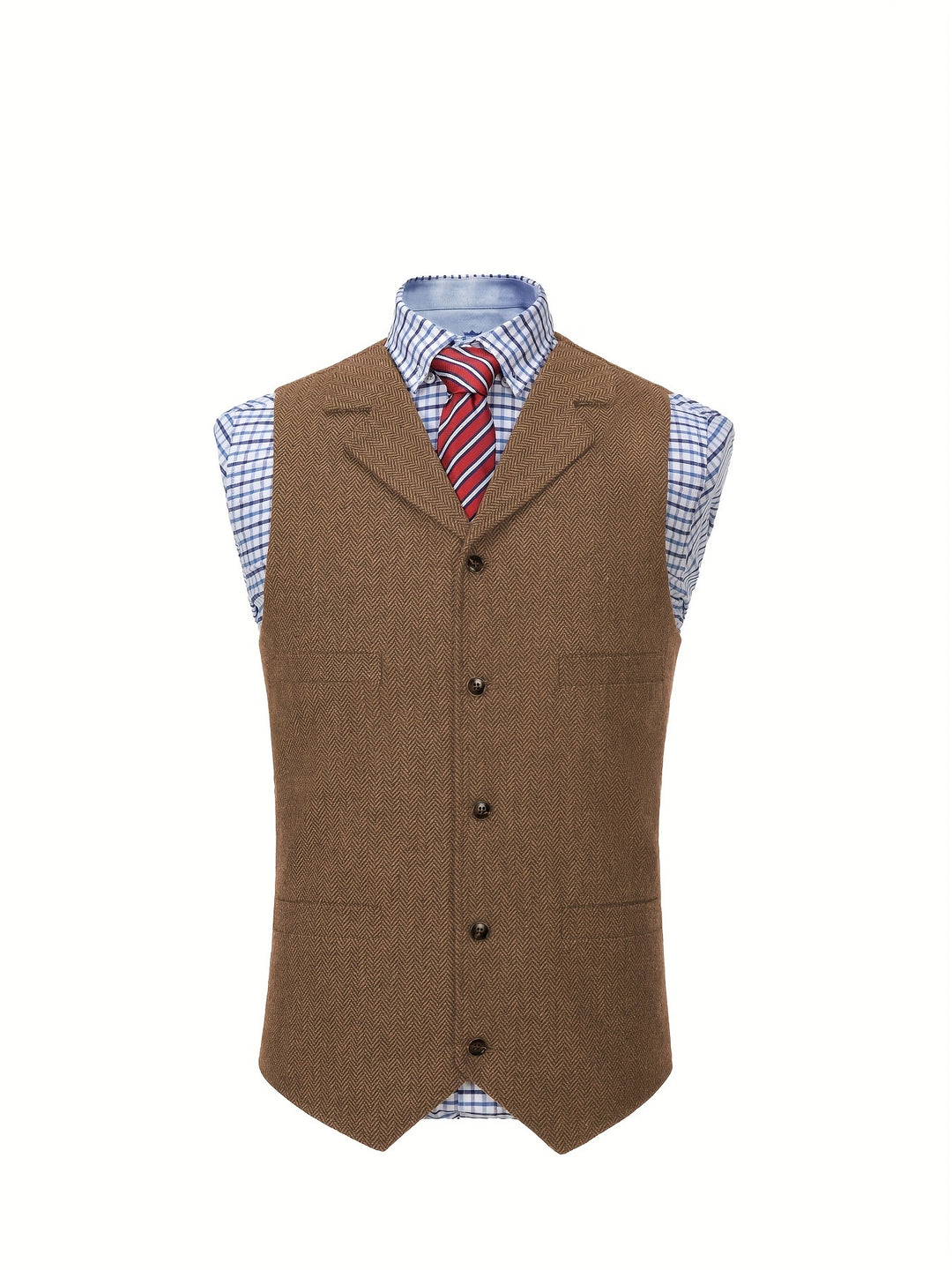 Barnaby | Heritage Herringbone Vest