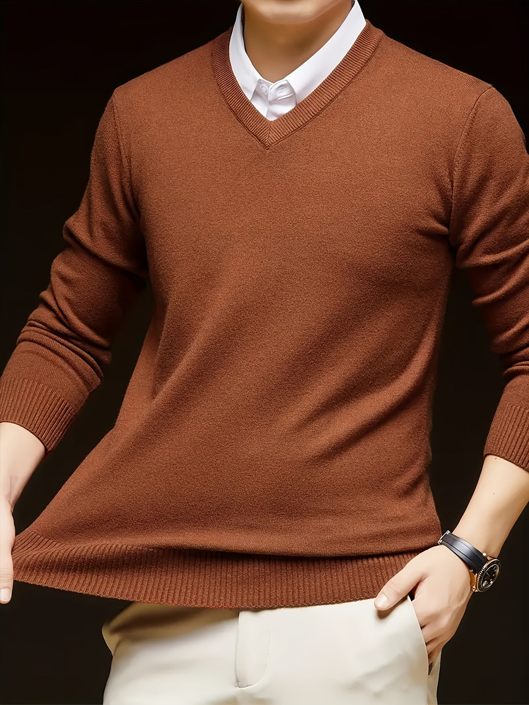 Theodore | Refined V-Neck Sweater