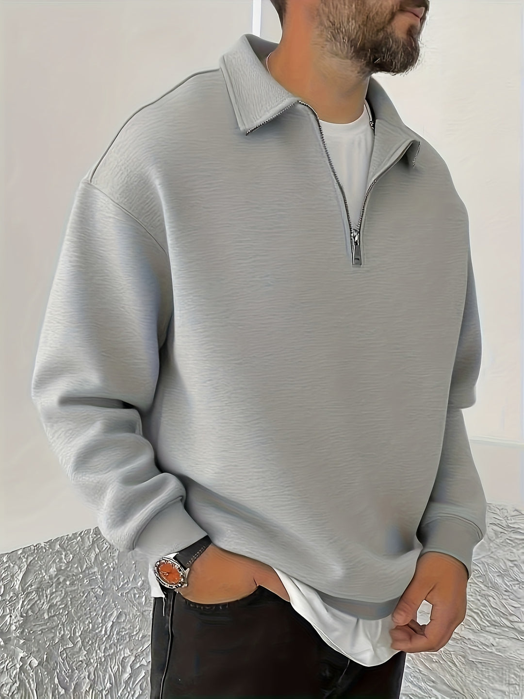 Chester | Relaxed Half-Zip Sweatshirt