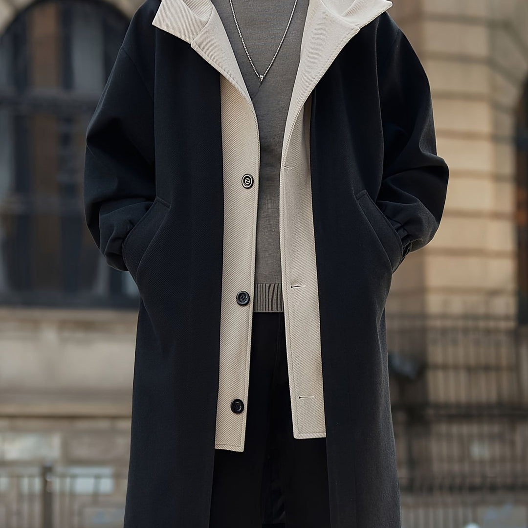 Sullivan | Layered Hooded Longline Coat