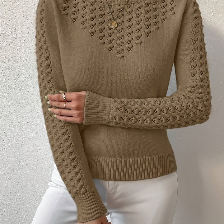 Marceline | Openwork Knit Sweater