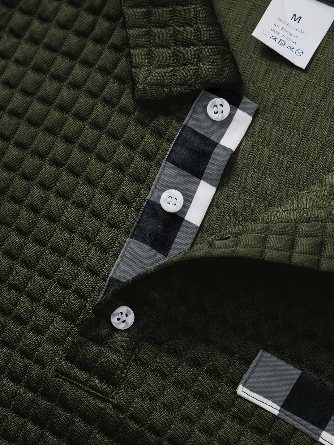 Hollis | Textured Long-Sleeve Polo Shirt
