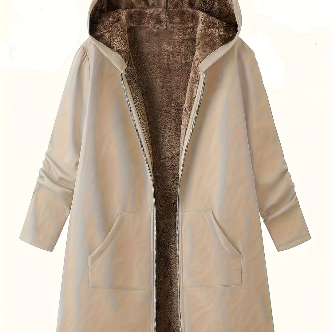 Marlowe | Cozy Fleece-Lined Hooded Coat