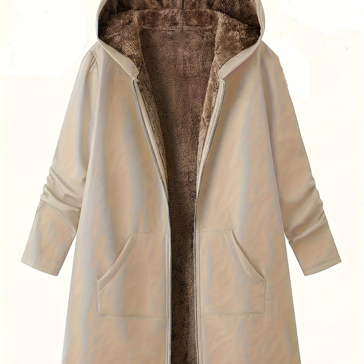 Marlowe | Cozy Fleece-Lined Hooded Coat