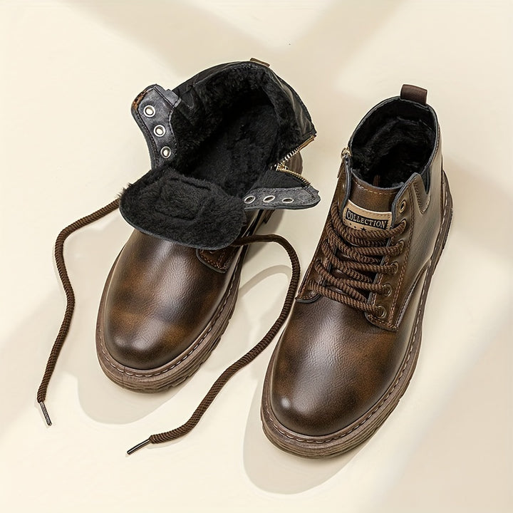 Bennet | Rugged Fleece-Lined High-Top Boots