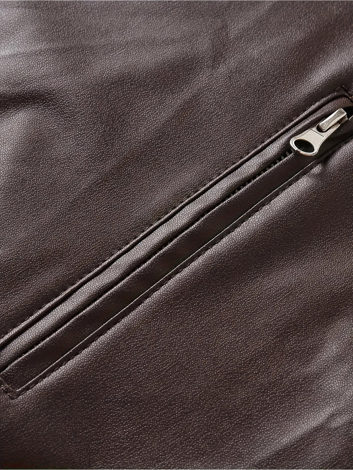 Vaughn | Stand-Collar Moto Jacket