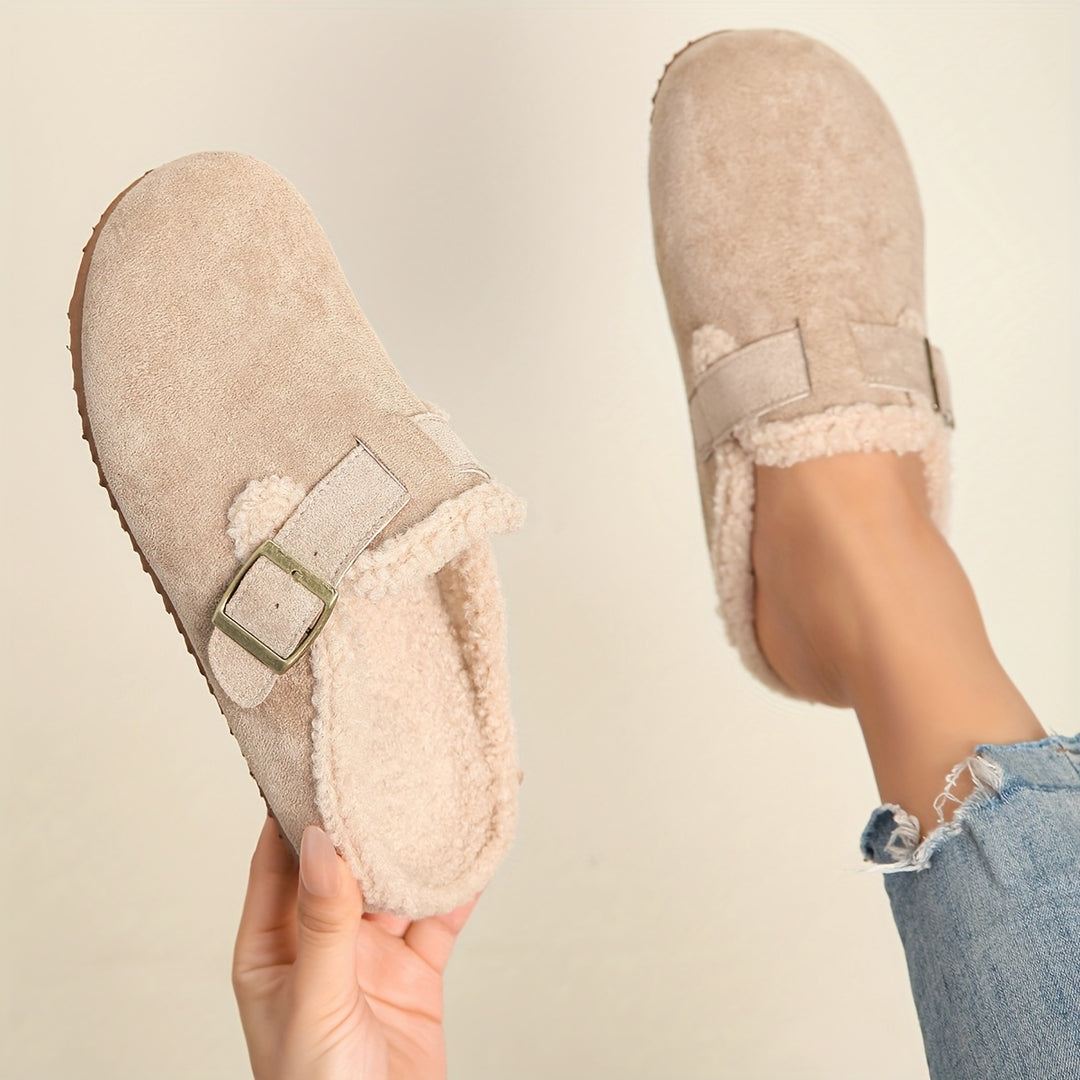 Lottie | Cozy Buckle Mules