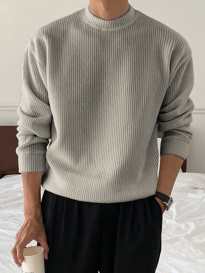 Rupert | Ribbed Crew Neck Sweater