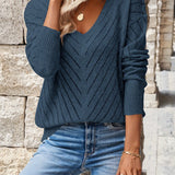 Cordelia | Relaxed V-Neck Sweater