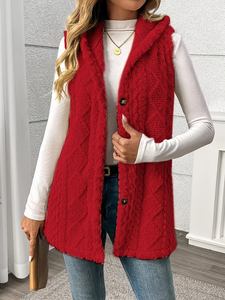 Hazel | Cozy Hooded Vest