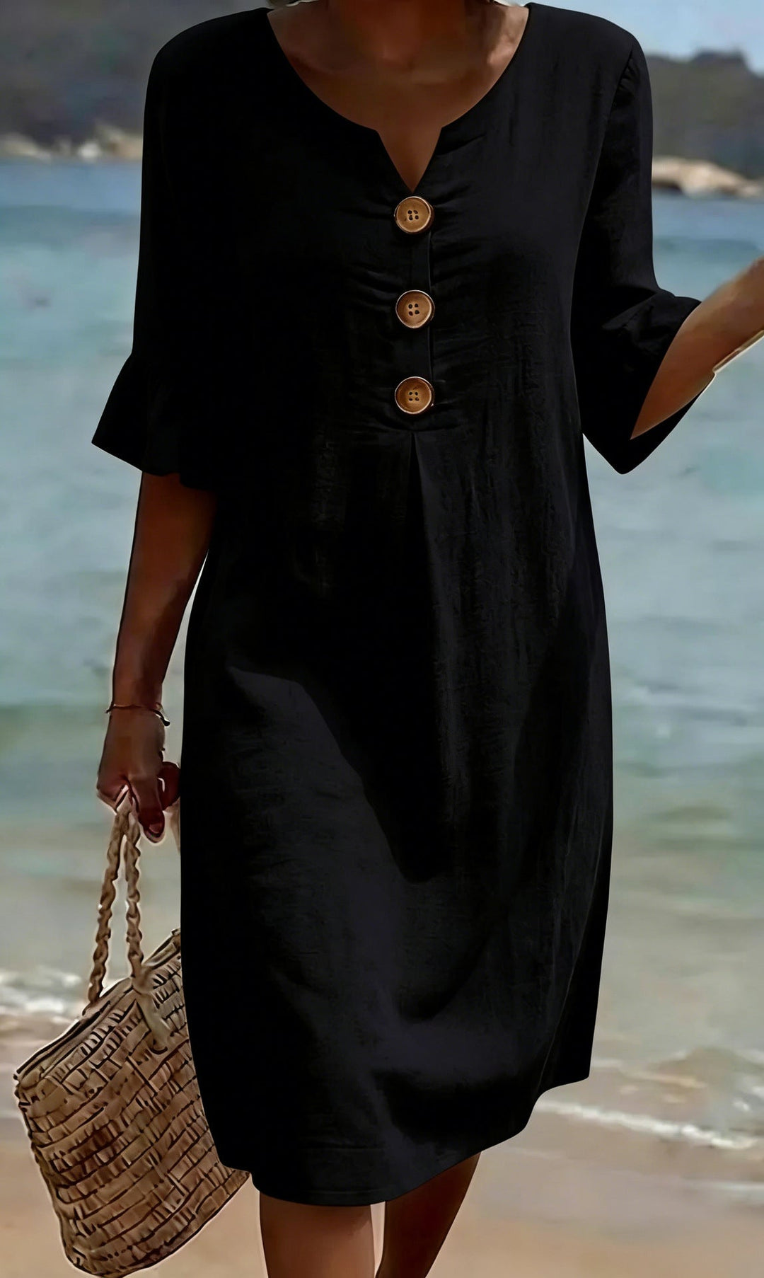 Gretchen | Relaxed Button-Front Dress