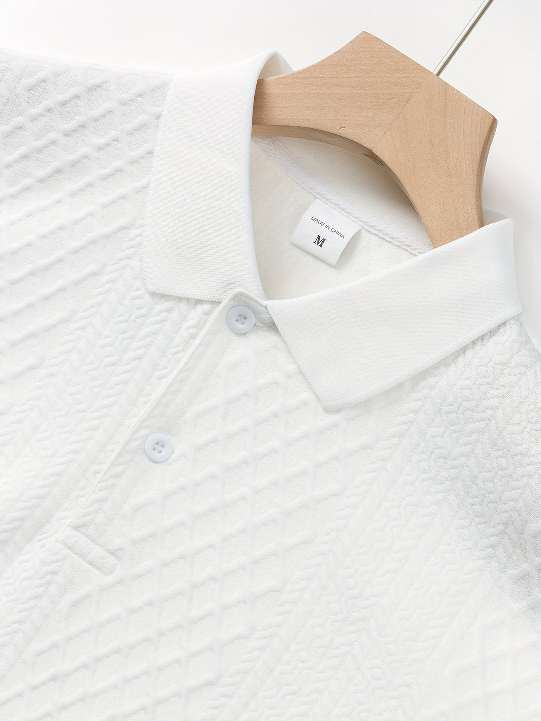 Elias | Textured Short-Sleeve Polo Shirt