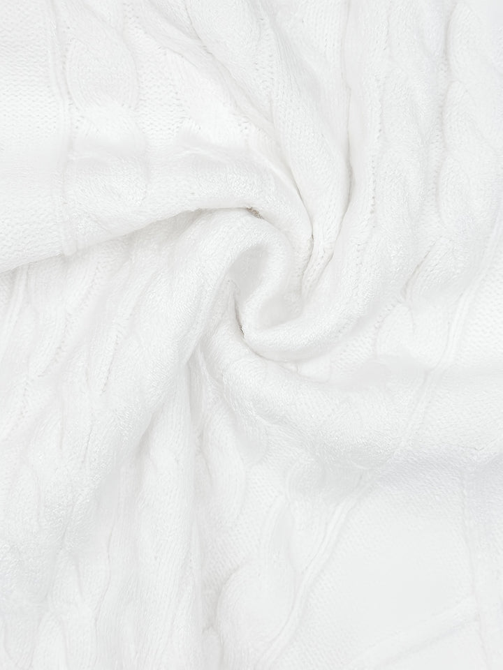 Grayson | Textured Half-Zip Cable Knit Sweater