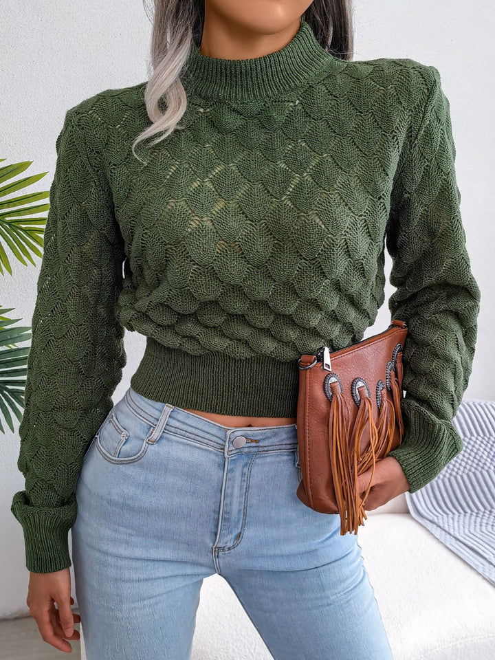 Tamsin | Textured Cropped Sweater