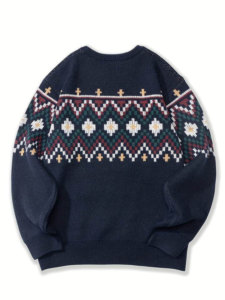 Callum | Heritage Patterned Sweater